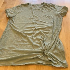 Motherhood Maternity tee with twisted front